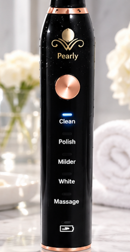 Pearly Whitening Toothbrush - Black