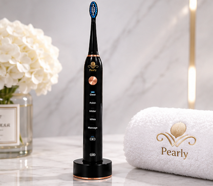 Pearly Whitening Toothbrush - Black