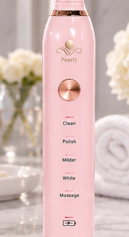 Pearly Whitening Toothbrush - Pink