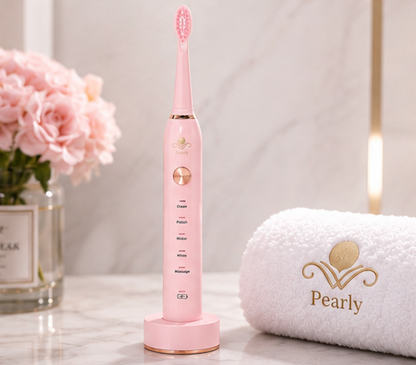 Pearly Whitening Toothbrush - Pink