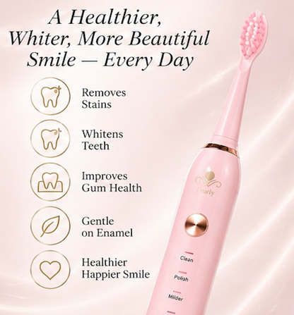 Pearly Whitening Toothbrush - Pink