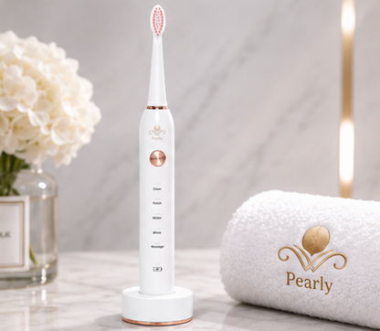 Pearly Whitening Toothbrush -  White